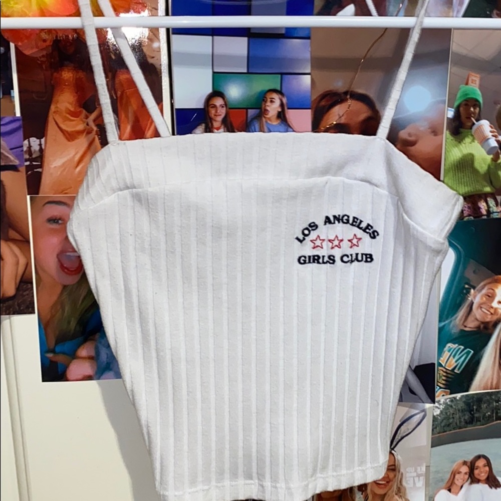 los angeles girls club tank top small